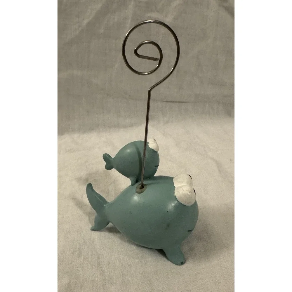 Set 7 Drink Photo Name Place Note Card Holders Animals Flamingo Pig‎ Dog Octopus